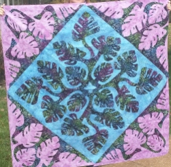 Joan's Hawaiian Batique Quilt